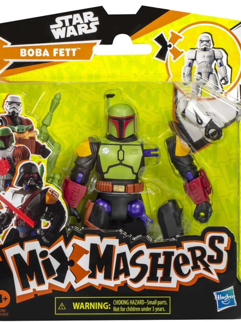 Star Wars MixMashers Boba Fett 5" Mix Match Action Figure Hasbro Ages 4+, NEW